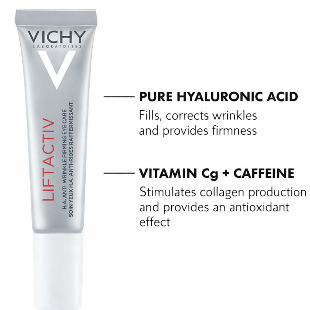 Vichy Crème Contour des Yeux 15ml – Anti-rides, anti-cernes et hydratante