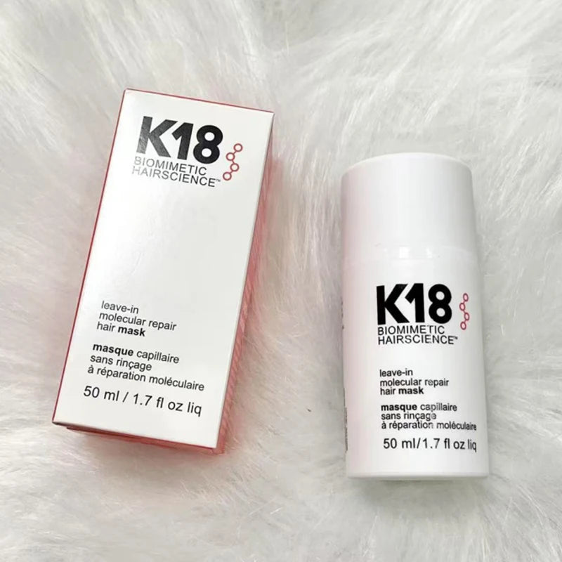 K18 Molecular Repair Hair Mask – Leave-In Keratin Treatment