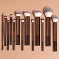 Ensemble de 13 Pinceaux de Maquillage Professionnels – Kit Complet Visage et Yeux