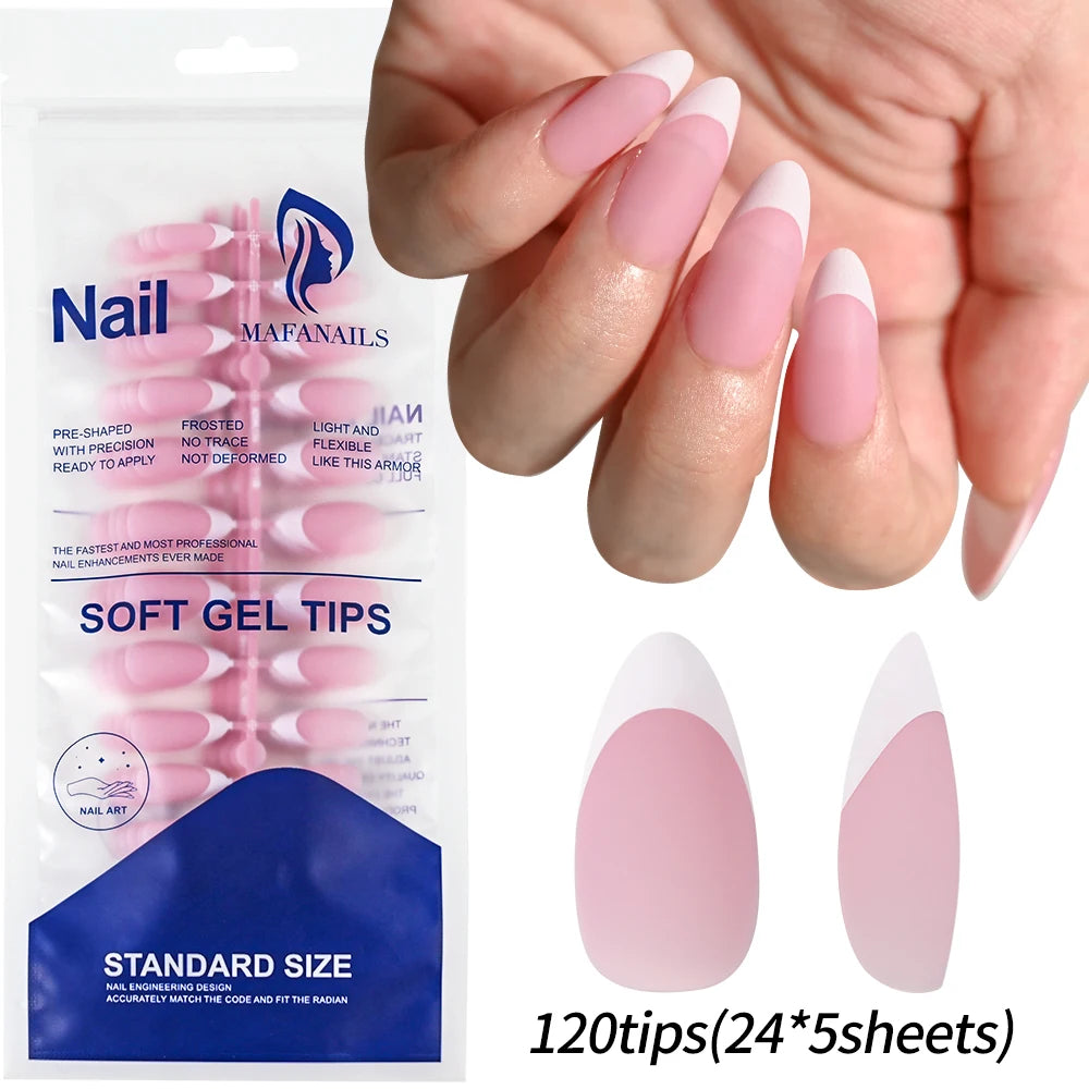 120 faux ongles acryliques – Ongles press-on