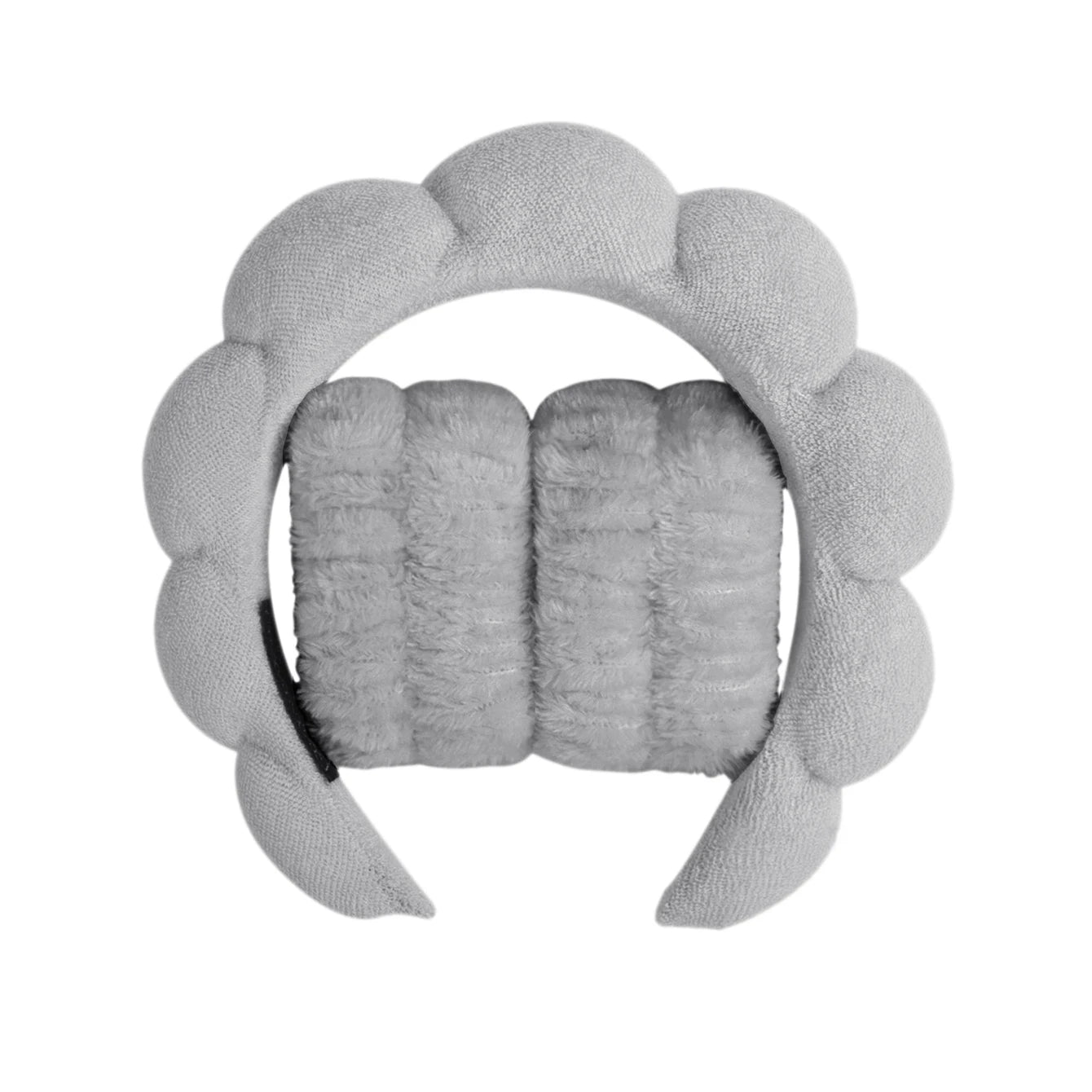 Set Spa Microfibre 3 Pièces - Bandeaux Lavage Visage & Chouchous Soin