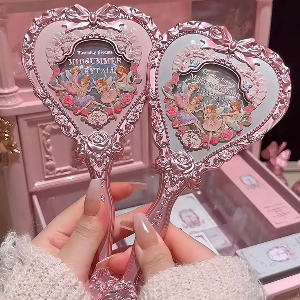 Miroir à Main Flower Knows Conte de Fées d'Été - Vert Menthe & Rose Laiteux Collection Romantique