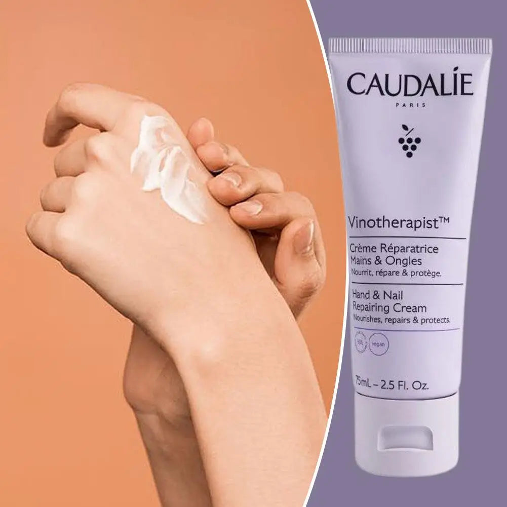 Caudalie Crème Mains Éclat Raisin – Hydratation Profonde & Soin Blanchissant Nourrissant