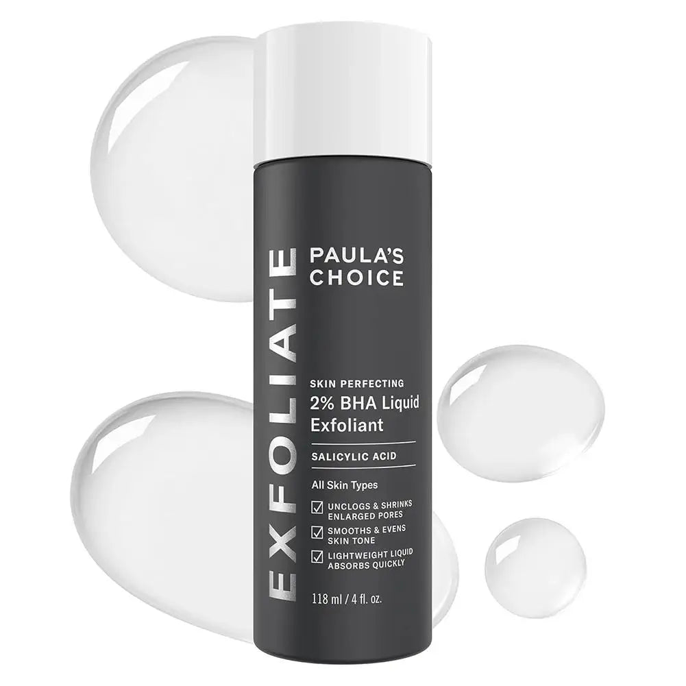 Paula's Choice Liquid 2% BHA Salicylic Acid Serum – Hydrating & Exfoliating Face Serum