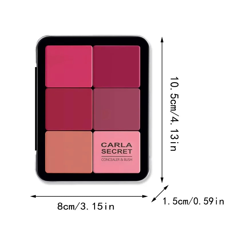 Palette Correcteur & Blush 12 Couleurs – Contour Mat et Enlumineur pour le Teint