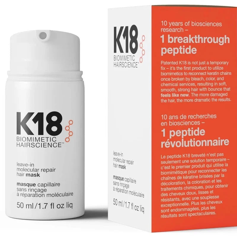 K18 Molecular Repair Hair Mask – Leave-In Keratin Treatment