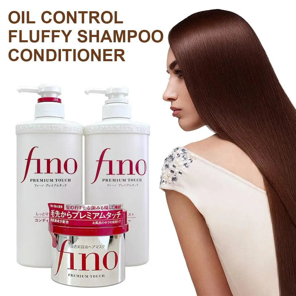 Fino Oil Control Shampoo & Conditioner – Deep Nourishing, Frizz Smoothing & Lightweight Hair Care