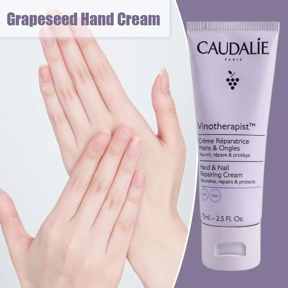 Caudalie Crème Mains Éclat Raisin – Hydratation Profonde & Soin Blanchissant Nourrissant